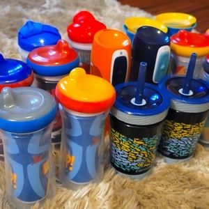 Lot of 16 Playtex/Contigo Sippy Cups